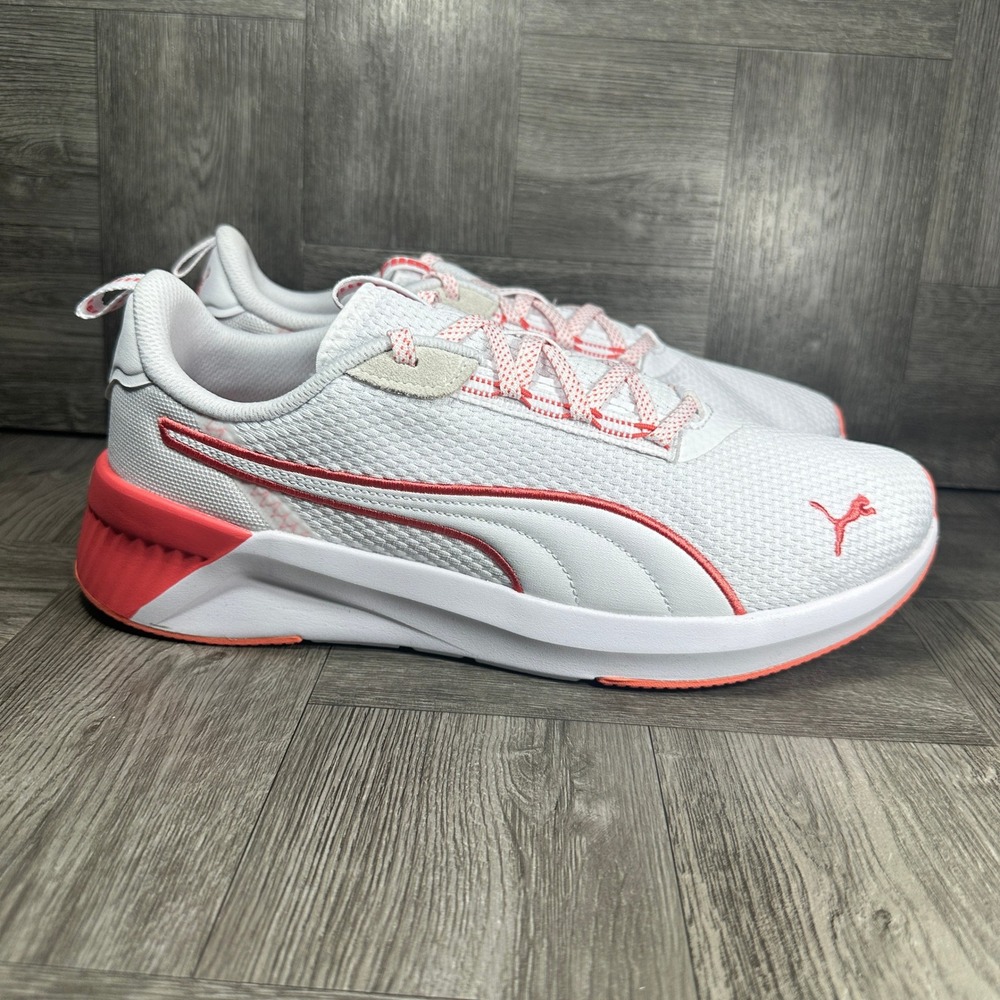 Puma Softride Harli Running Shoes Womens 11 White Red 311100-16 NEW